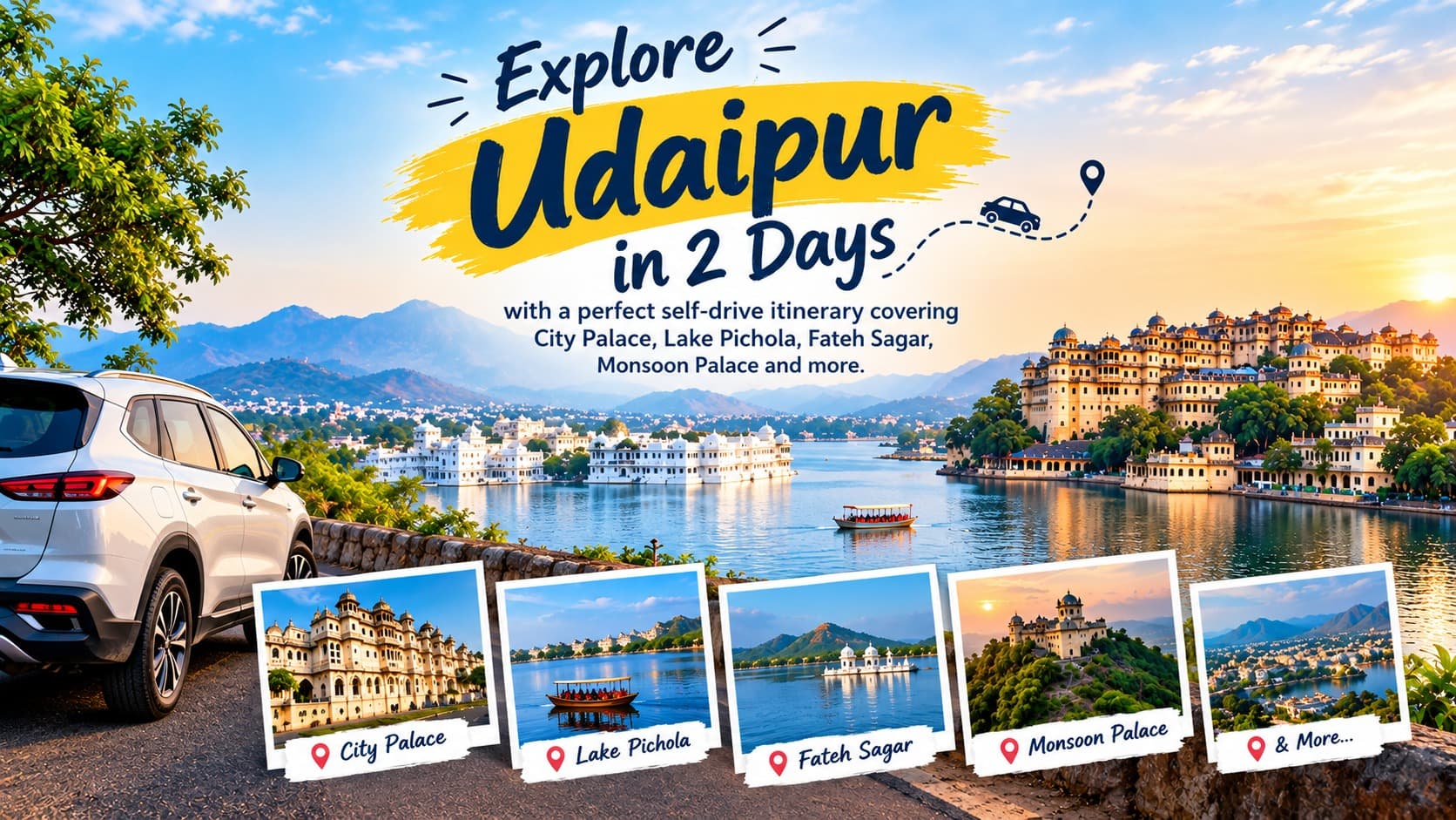 2 Days in Udaipur for the Perfect Self-Drive Itinerary